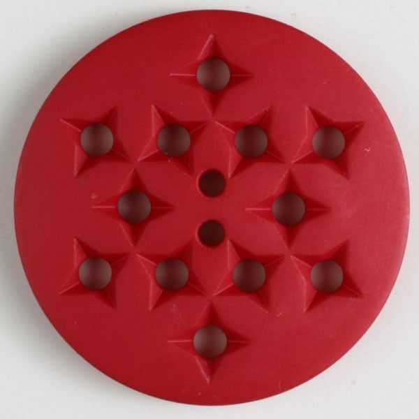 Knopffabrik Hans Dill KG-Modeknopf Größe 32 mm rot_33-370397_