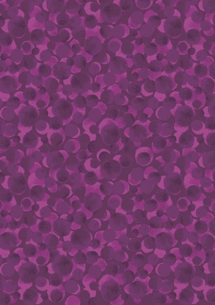 Lewis & Irene Bumbleberries Plum 112 cm breit, 100% Baumwolle