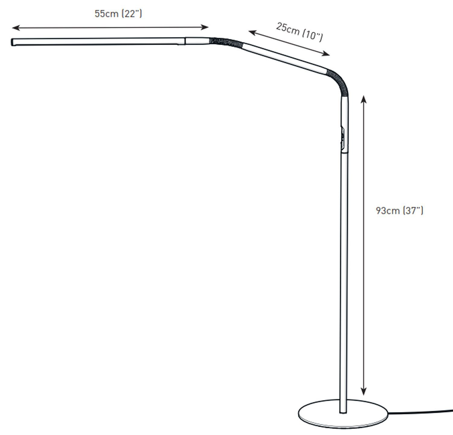 The Daylight Company-Daylight Slimline 4, LED Standleuchte 13,6 W_15-E35219_