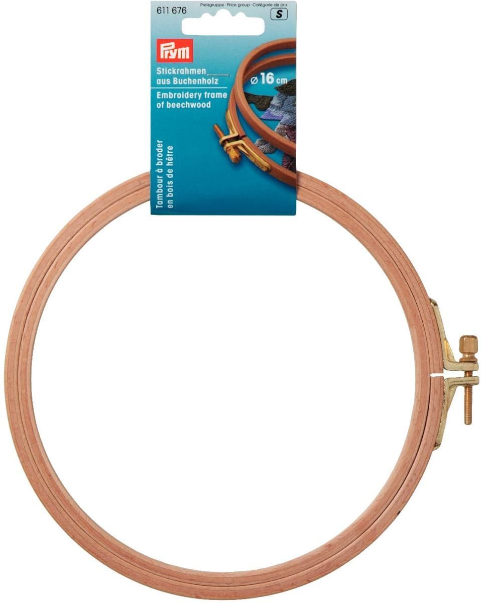 Embroidery Frame poli. hardw. w. screw 0,8x15,5cms