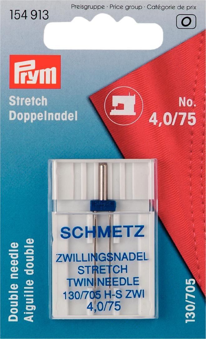 Prym Consumer Europe GmbH-Nähm. Stretch Doppelnadel 130/705H-PS 4,0/75_365-154913_