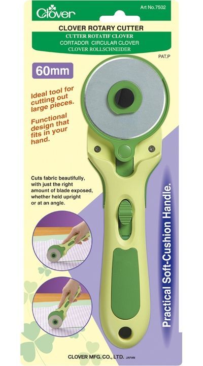 Clover MFG Co.Ltd.-Clover Rollschneider 60mm /VE3_24-7502_
