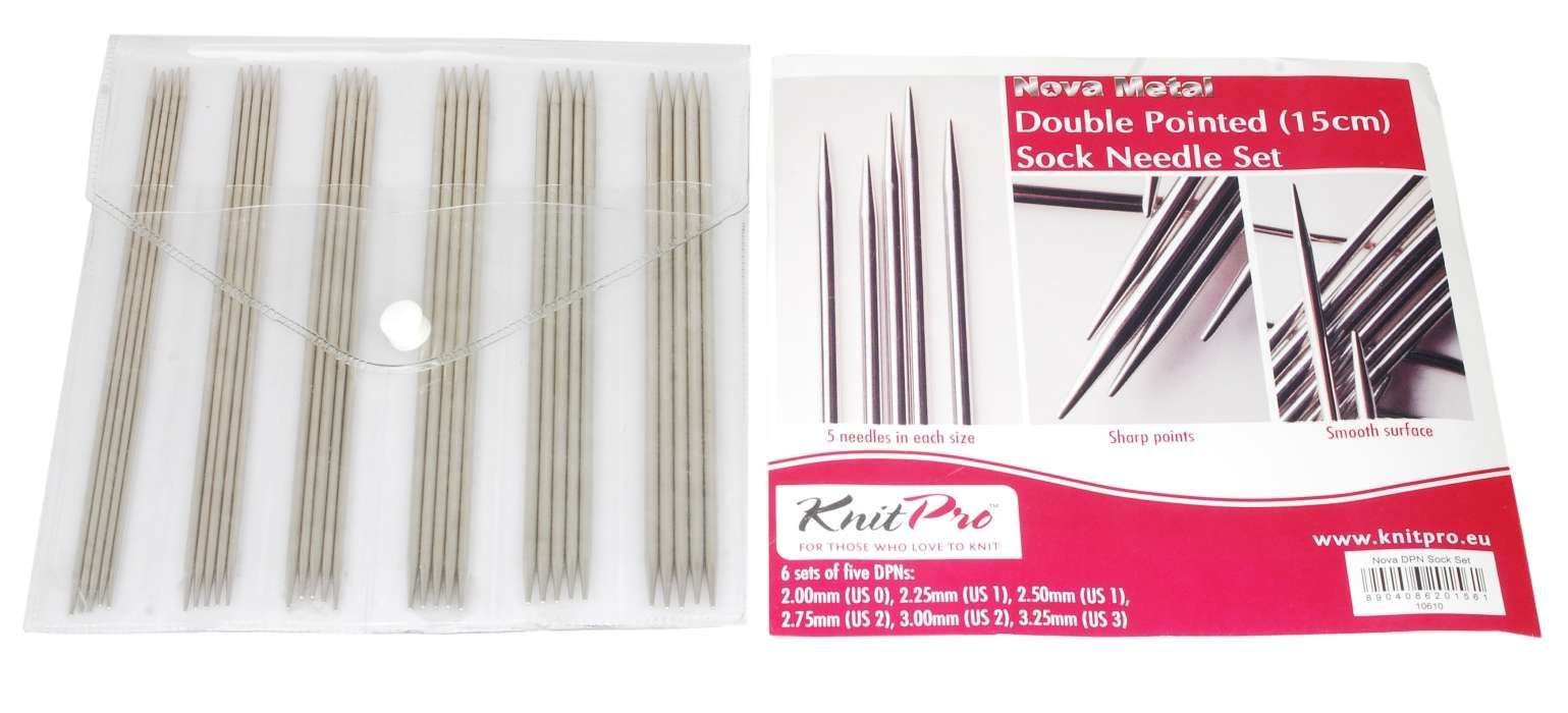 KnitPro Double Pointed Needle Set Nova Metal