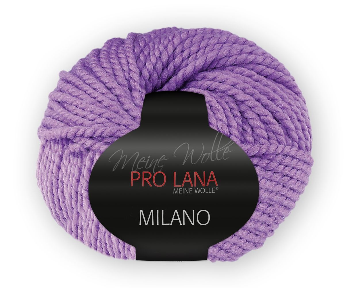 PRO LANA Milano 100% Merino fine superwash  50m / 50g, Needle size 7,0-8,0, Col. 43