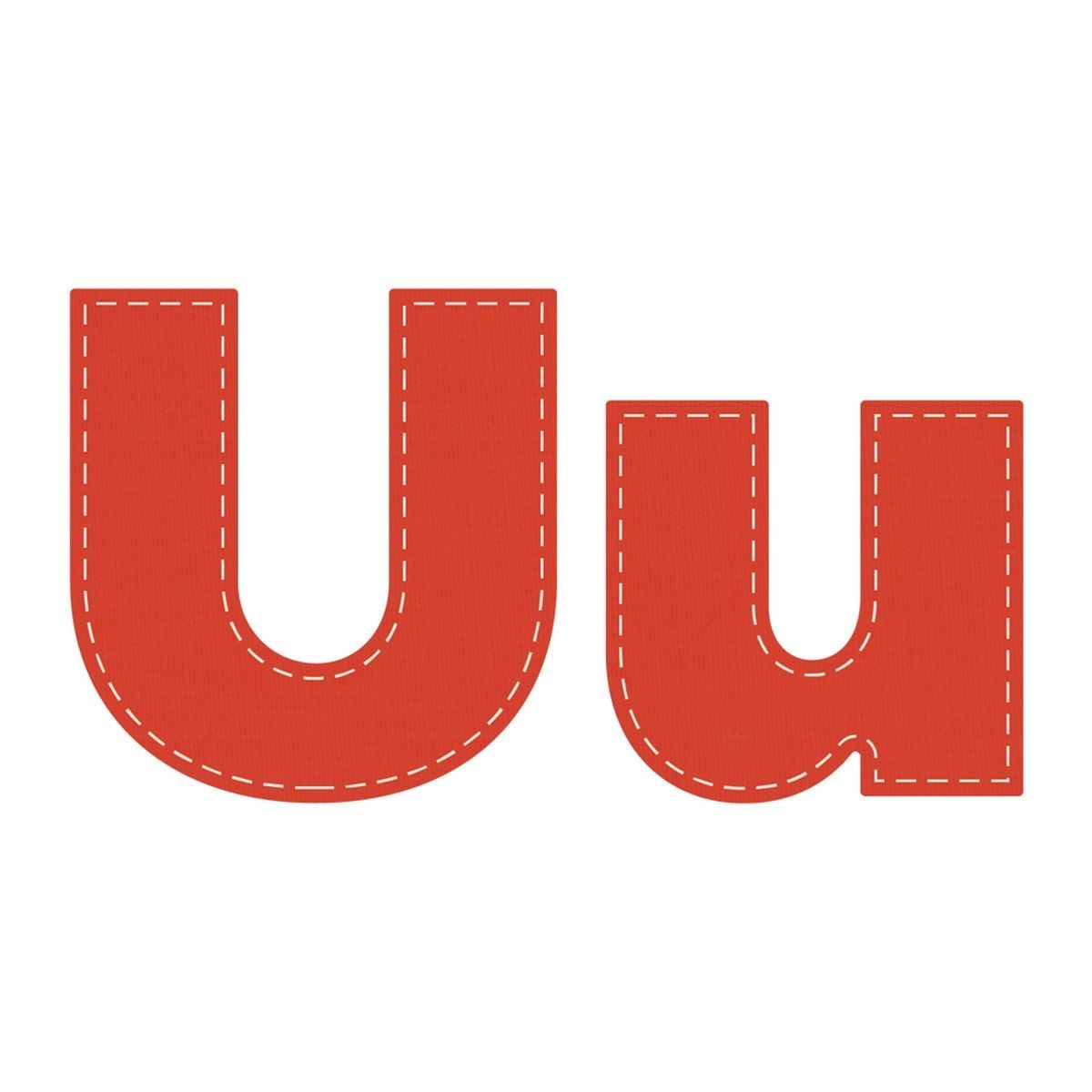 Crafters Edge Die Set Letter U u