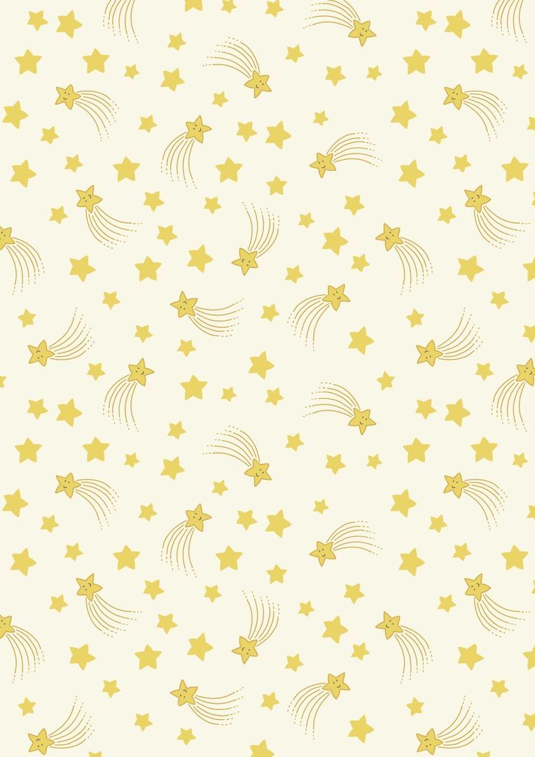 Lewis & Irene Ltd.-Lewis & Irene A Little Christmas Star Happy Stars on Cream_36-CHR013-1_