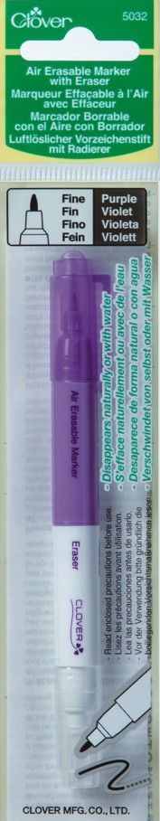 Clover MFG Co.Ltd.-Luftlöslicher Vorzeichenstift mit Radierer /VE3_24-5032_