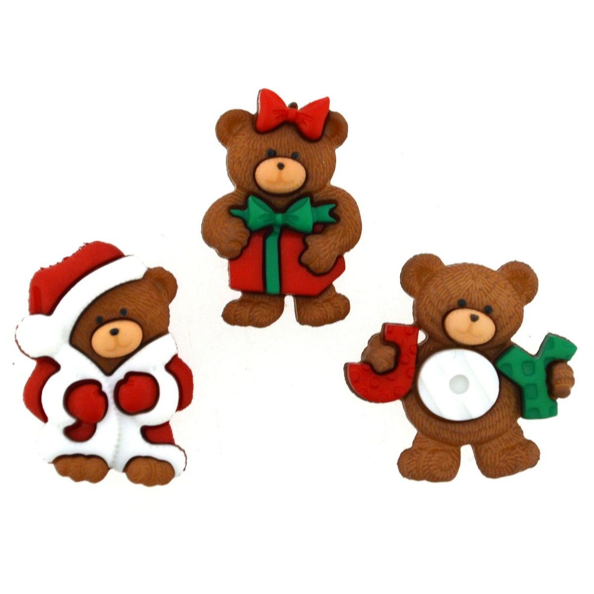Dress It Up Knöpfe A Beary Merry Christmas