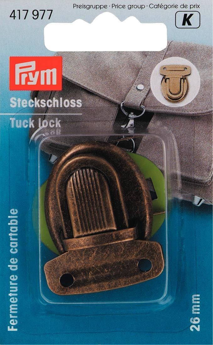 Prym Consumer Europe GmbH-Steckschloss 26 mm altmessing_365-417977_