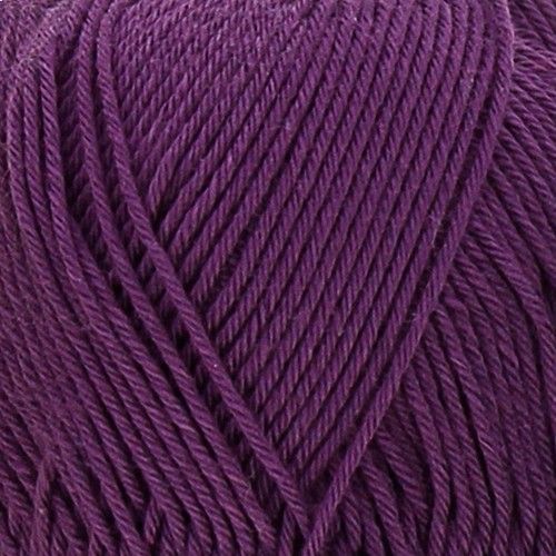 Bergere Coton Fifty 50% Cotton, 50% Polyacrylic  140m/50g,  Needles 3,0, col. Prune