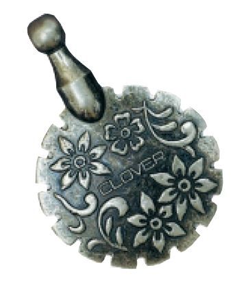 Clover MFG Co.Ltd.-Fadenschneider Anhänger Silber / VE3_24-454_