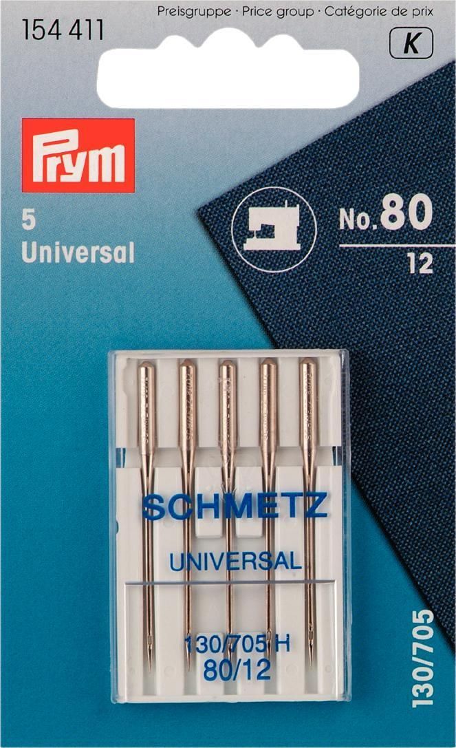 Nähmaschinennadeln, Syst.130/705, Standard 80 VE10 5 Stück Nähmaschinennadeln, Syst.130/705, Standard 80 VE10 5 Stück