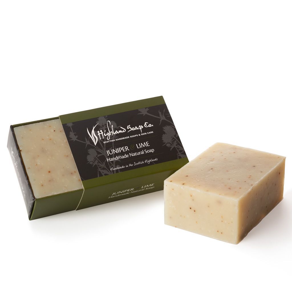 Highland Soap Bio-Seife Handmade Juniper & Lime (Spring) (Wacholder & Limette) Highland Soap Bio-Seife Handmade Juniper & Lime (Spring) (Wacholder & Limette)