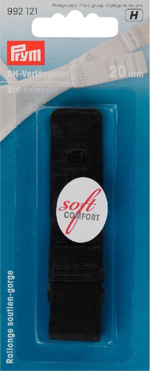 BH-Verlängerer zum Einhaken 19mm schwarz VE5