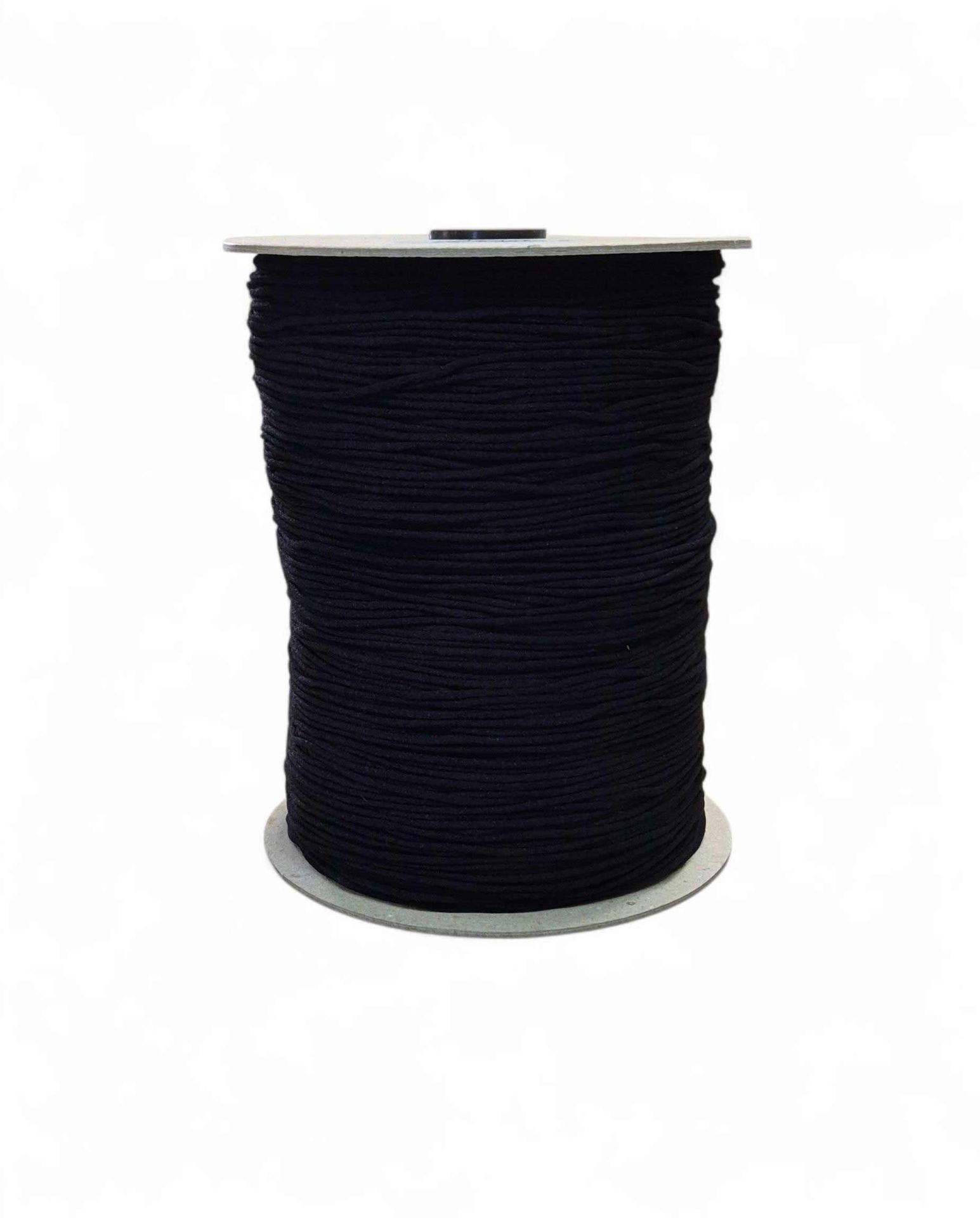 Gummikordel, 2,5 mm Schwarz