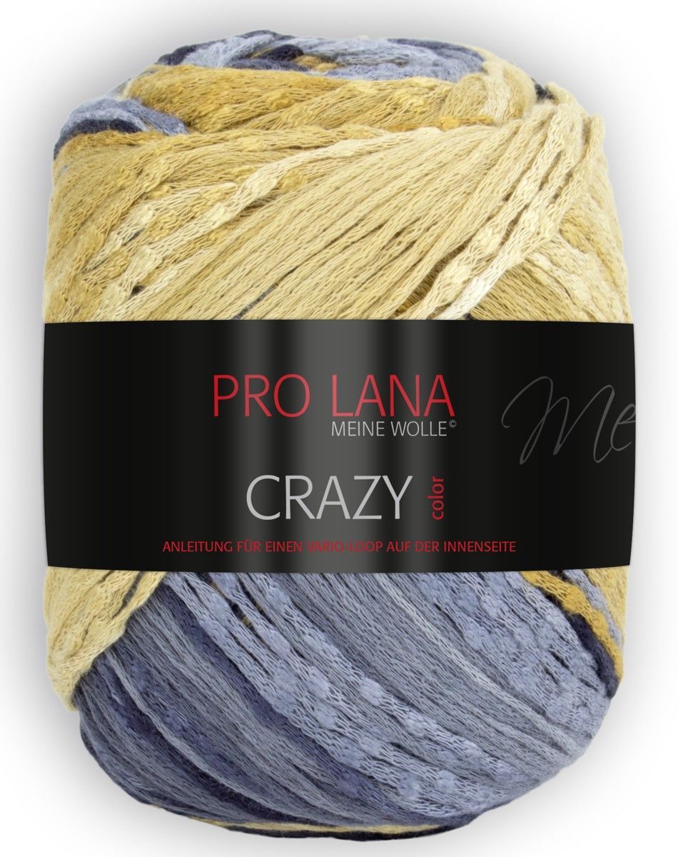 PRO LANA Crazy color, 66% Viskose, *** 34% Baumwolle  280m / 150g, Fb. 83
