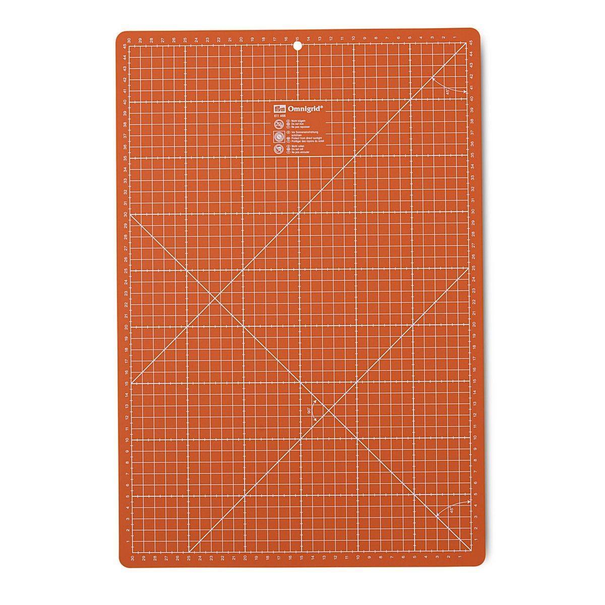 Prym Consumer Europe GmbH-Schneideunterlage 30 x 45 cm cm/inch orange 1St_365-611466_
