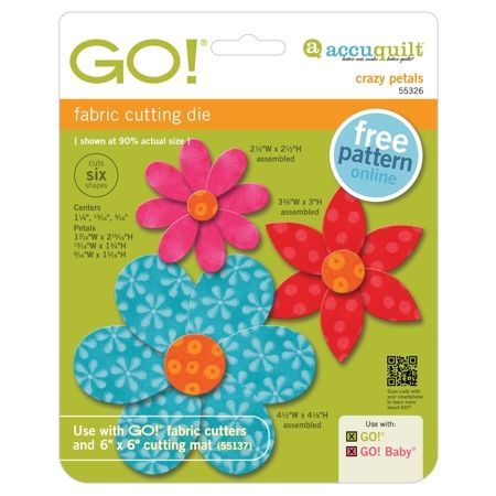Accuquilt-Accuquilt Stanzform Crazy Petals_28-55326_