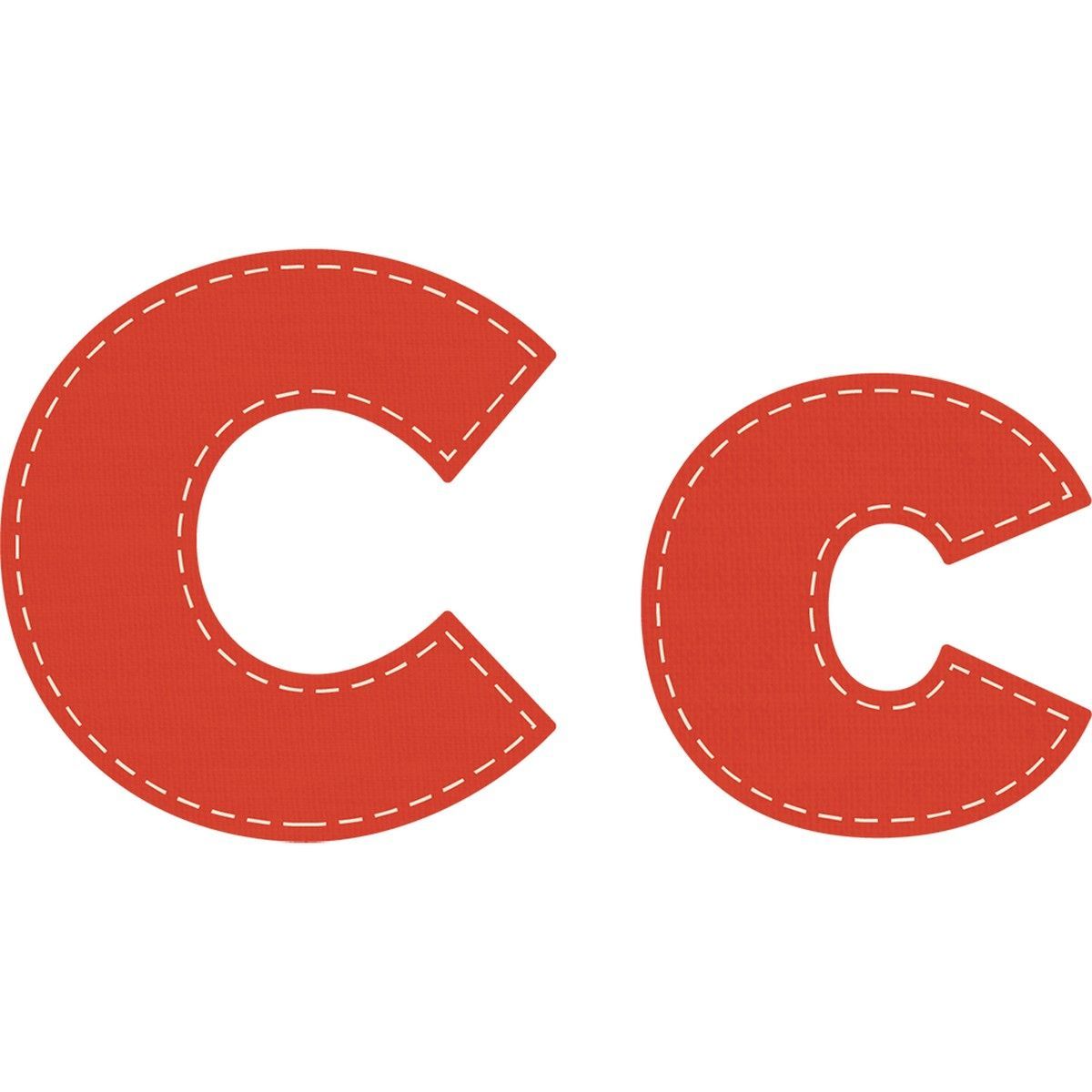 Crafters Edge Die Set Letter C c