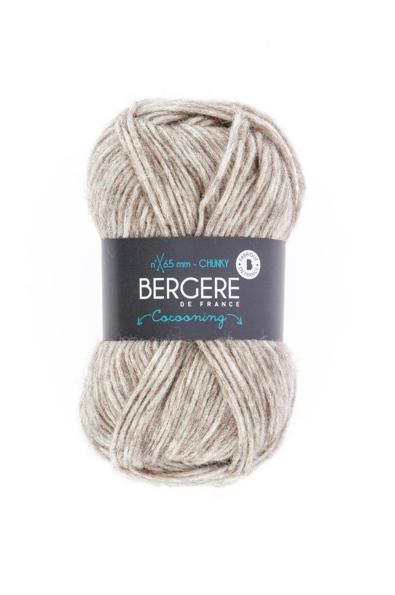 Bergere Caprice 75% Polyacrylic, 15% Wool 10% Polyester, 80m/50g,  col. Beige