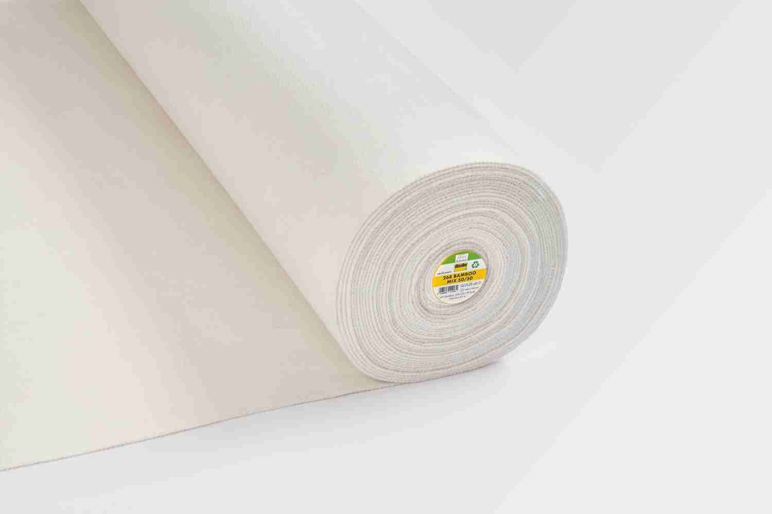Vlieseline 268 Bamboo Mix, 2,44x22m 50% Bamboo, 50% Cotton Vlieseline 268 Bamboo Mix, 2,44x22m 50% Bamboo, 50% Cotton