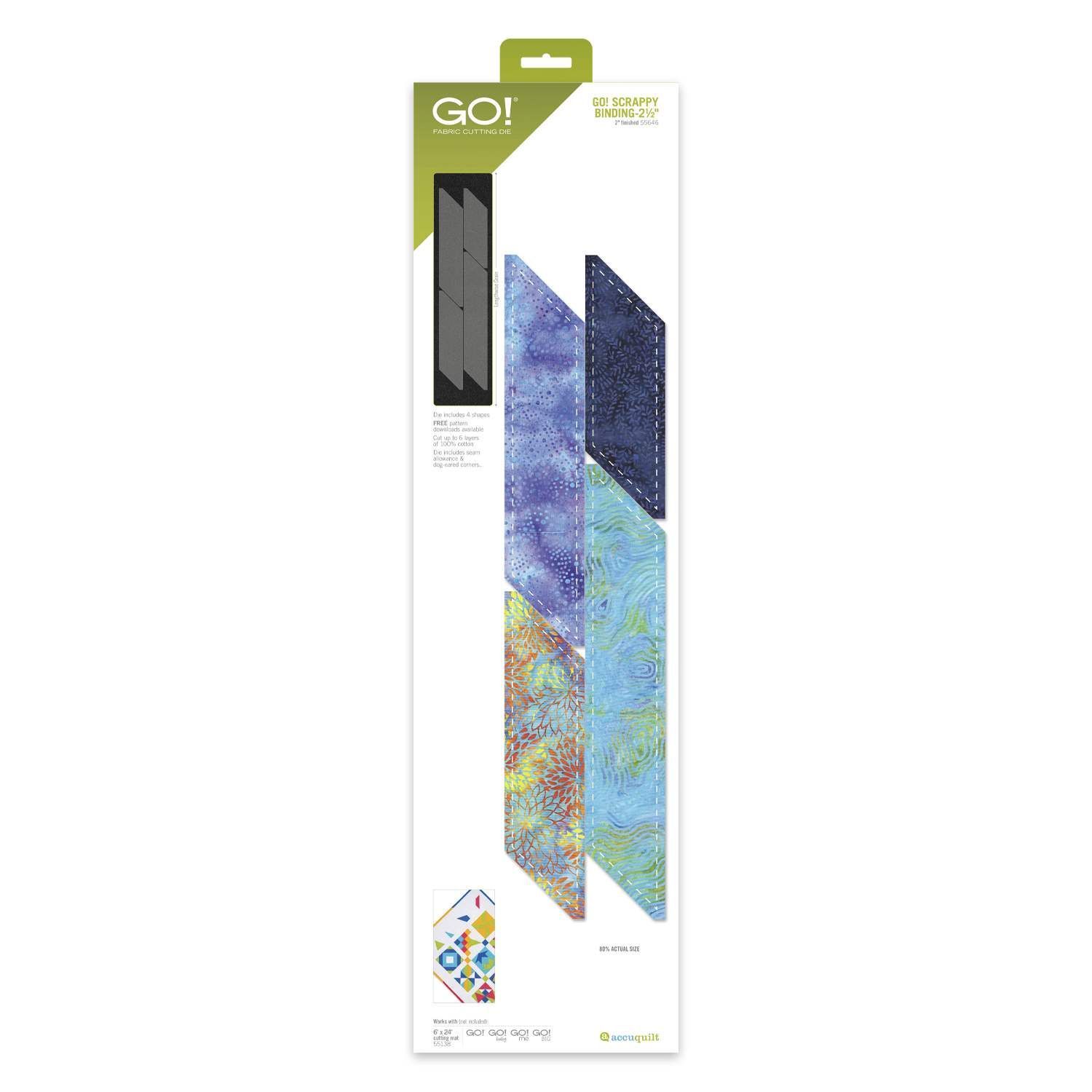 Accuquilt-Accuquilt Stanzform GO! Scrappy Binding_28-55646_