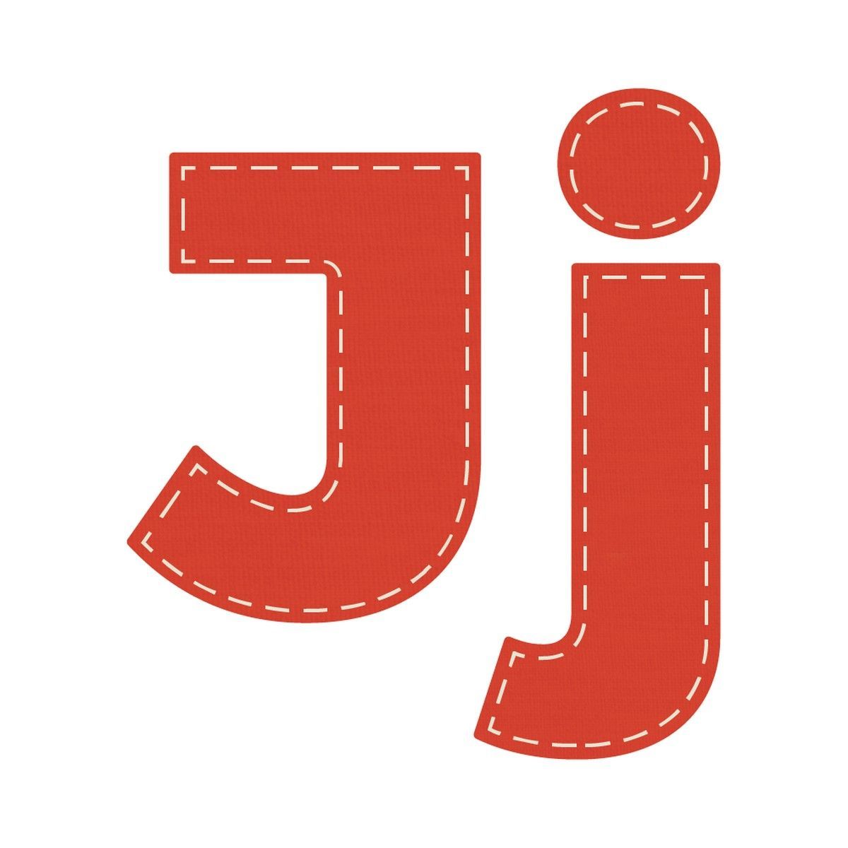 Crafters Edge Die Set Letter J j