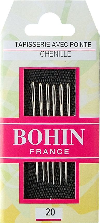 BOHIN France-Bohin Sticknadeln mit Spitze (Chenillenadeln)_61-009_