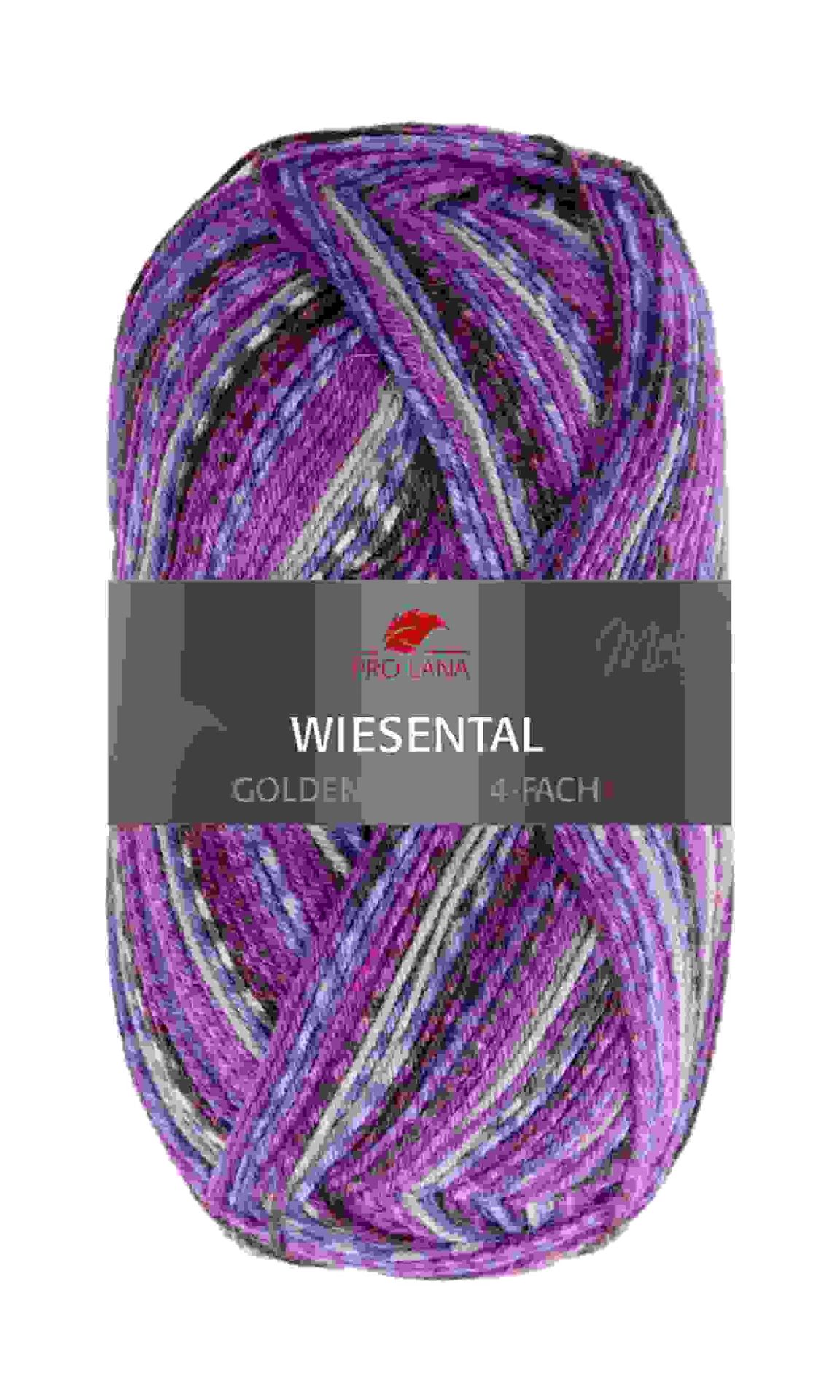 PRO LANA Golden Socks Wiesental 75% Wool, 25% Polyamide Col. 598 PRO LANA Golden Socks Wiesental 75% Wool, 25% Polyamide Col. 598