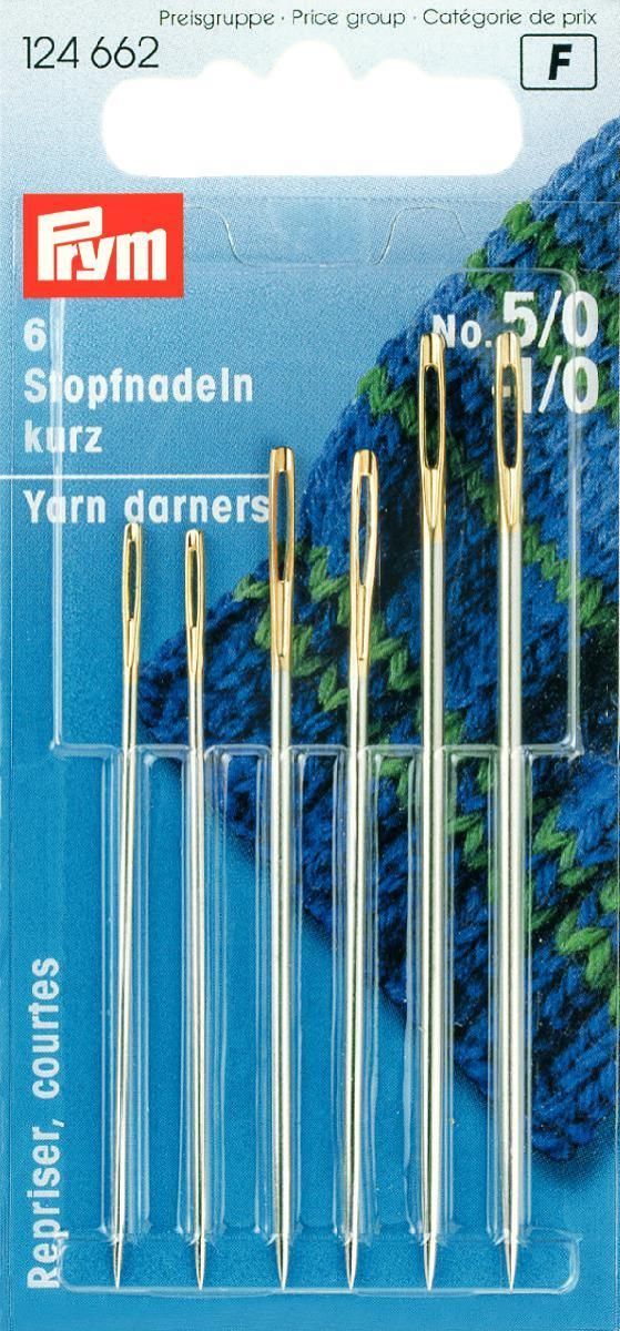 Prym Consumer Europe GmbH-Stopfnadel kurz ST 5/0-1/0 silber VE10_365-124662_