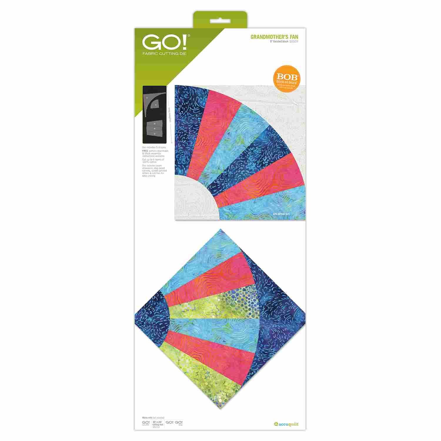 Accuquilt-Accuquilt Stanzform Grandmothers Fan _28-55537_