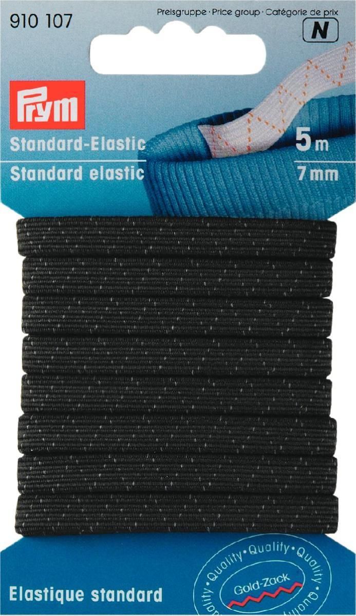 Prym Consumer Europe GmbH-Standard-Elastic 7 mm schwarz_365-910107_