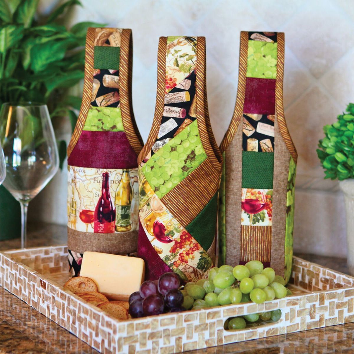 June Tailor-June Tailor Wein Tragetasche 3er Pack_80-1490_