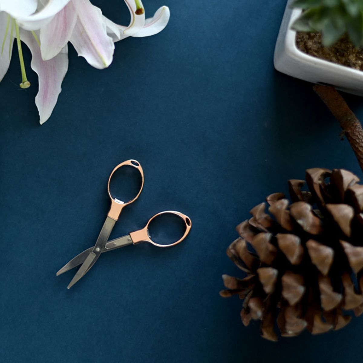 KnitPro International-KnitPro Faltbare Schere Rosegold_26-11286_