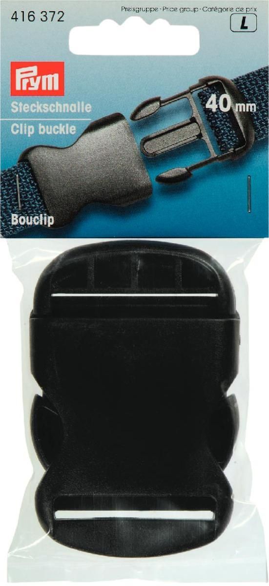 Prym Consumer Europe GmbH-Steckschnalle stark KST 40 mm schwarz_365-416372_