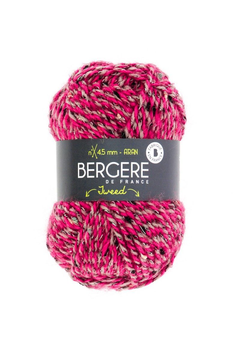 Bergere Tweed 53% Polyacrylic , 30% Wool,  12% Polyamide, 5% Mohair, col. Donegal Bergere Tweed 53% Polyacrylic , 30% Wool,  12% Polyamide, 5% Mohair, col. Donegal