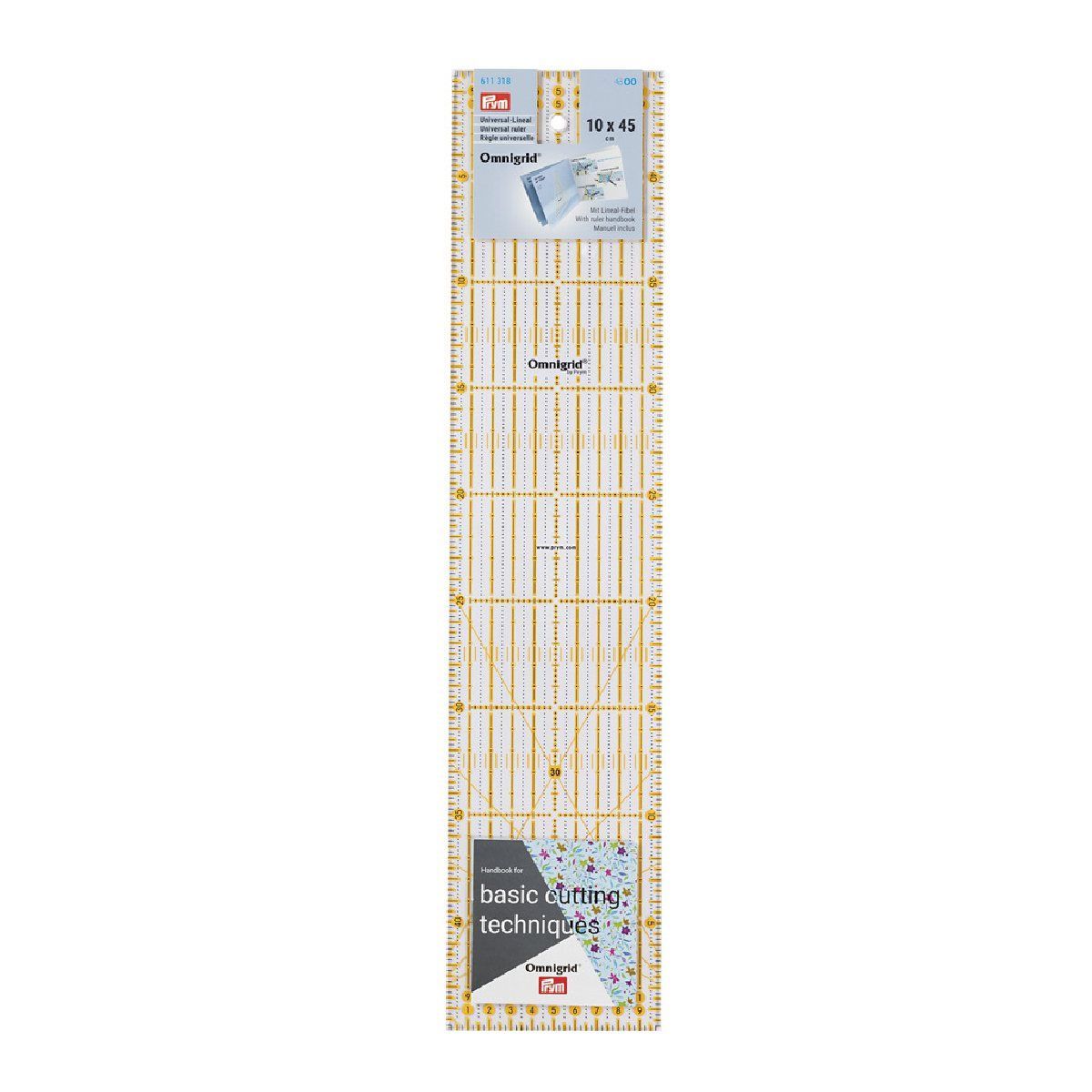 Prym Consumer Europe GmbH-Universal-Lineal 10x45cm /VE3_365-611318_