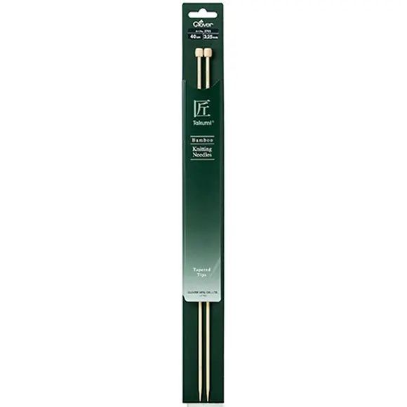 Clover MFG Co.Ltd.-Clover Bambus-Stricknadeln (Jackennadeln) Takumi_24-301100_