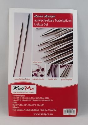 KnitPro Interchangeable Needle Set Nova Metal Deluxe Set  B-Stock