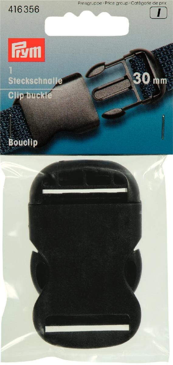 Steckschnalle KST stark schwarz 30mm / VE 5 Steckschnalle KST stark schwarz 30mm / VE 5