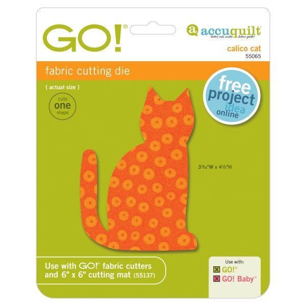 Accuquilt-Accuquilt Stanzform Calico Cat_28-55065_