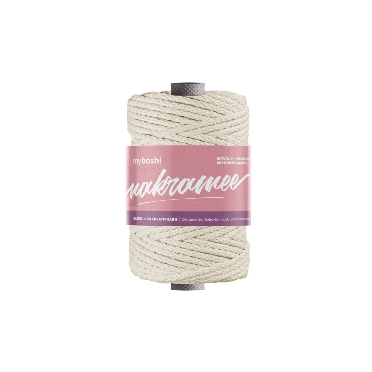 myboshi macrame yarn, 100% natural cotton natual color myboshi macrame yarn, 100% natural cotton natual color