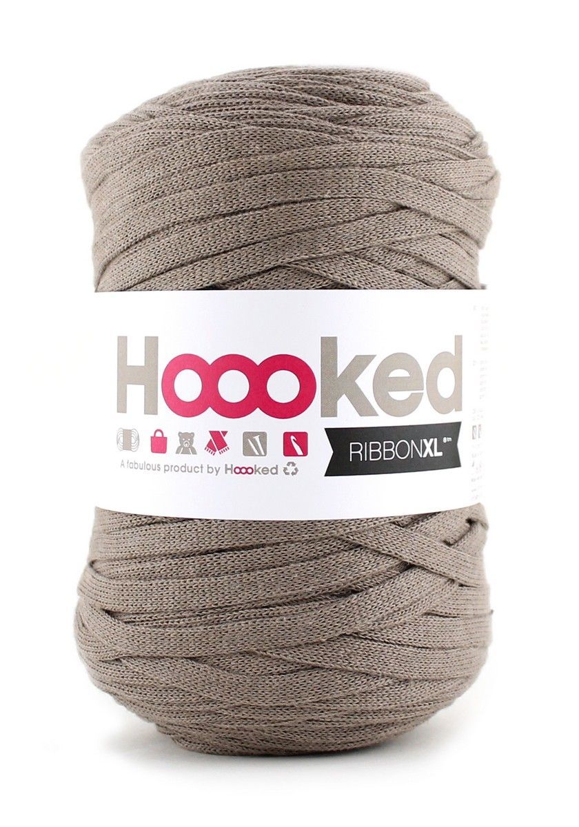 Hoooked BV-Hoooked RibbonXL Fb. Earth Taupe_67-48rxl_