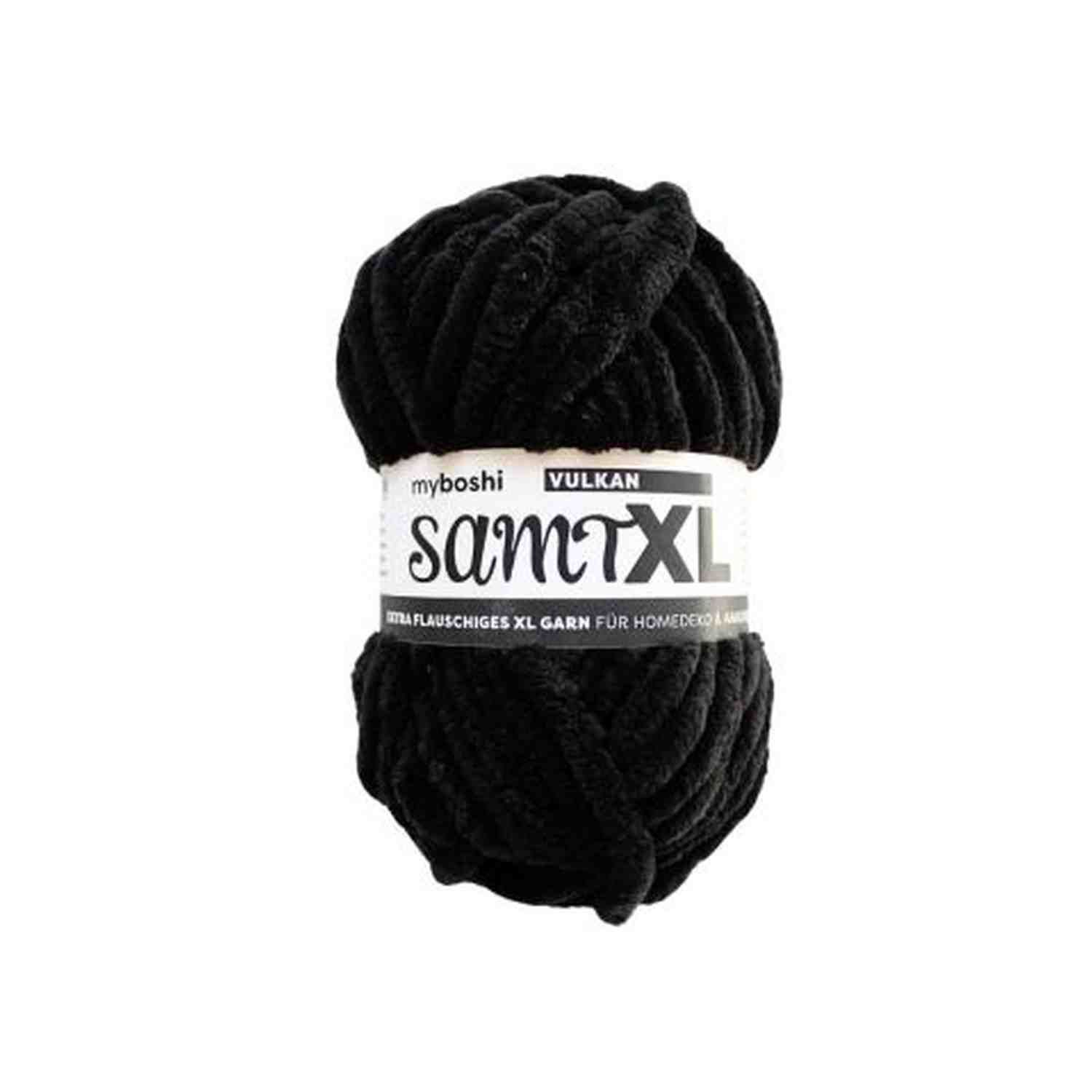 myboshi Samt XL, 100% Polyester 40g/100m, 100% vegan, color volcano myboshi Samt XL, 100% Polyester 40g/100m, 100% vegan, color volcano