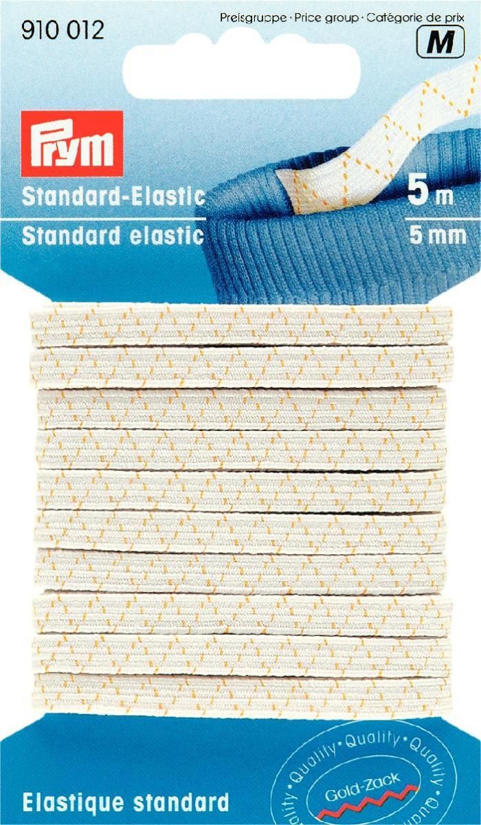 Standart-Elastic 5mm weiß  5m VE5