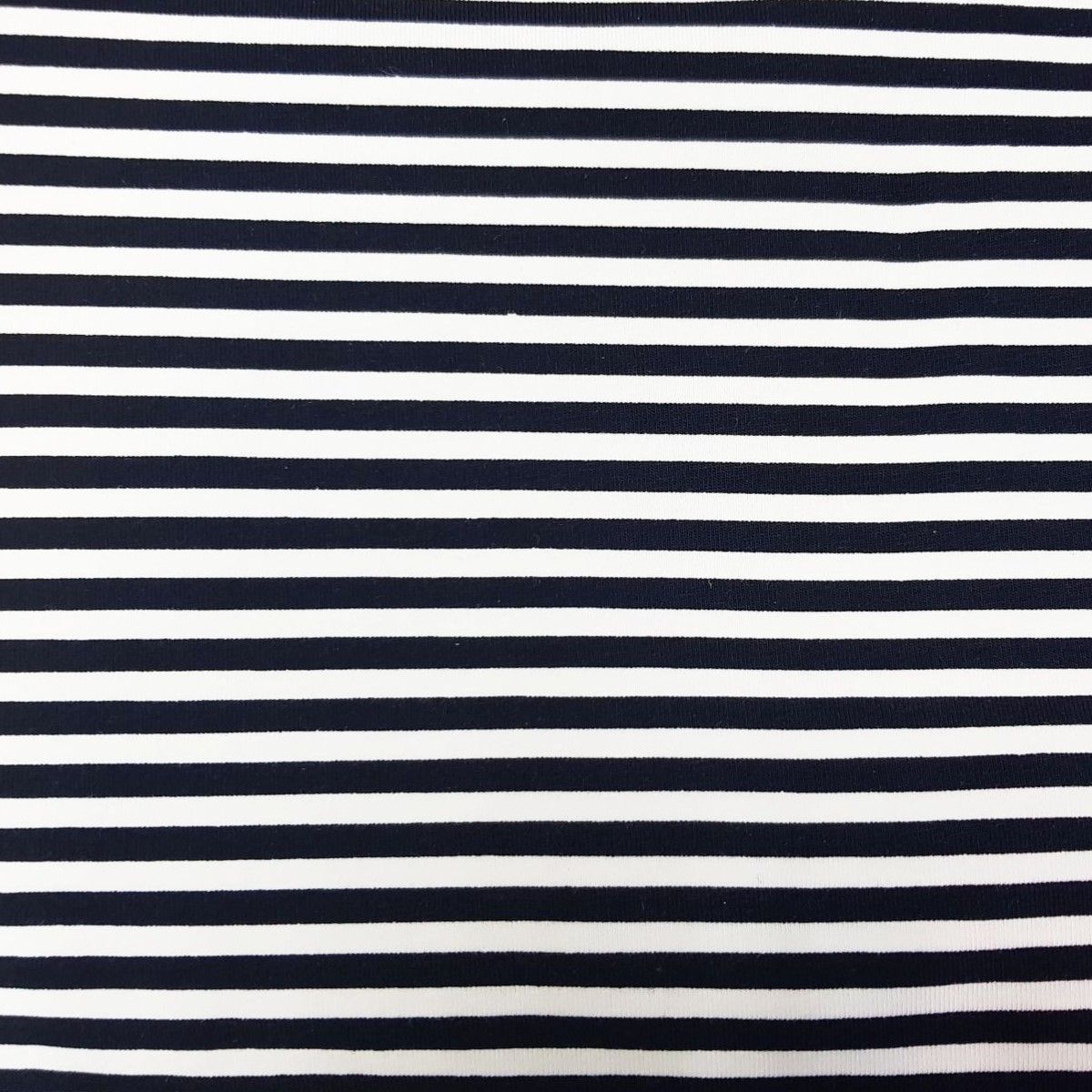 Craft Cotton Jersey Stripe Navy *** width 60 inch, 6 m Bulk, 95% Cotton, 5% Elasthane