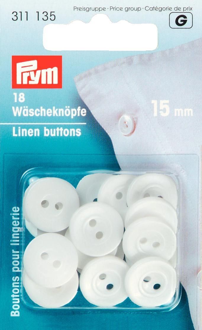 Prym Consumer Europe GmbH-Wäscheknöpfe Melaminharz 24"_365-311135_