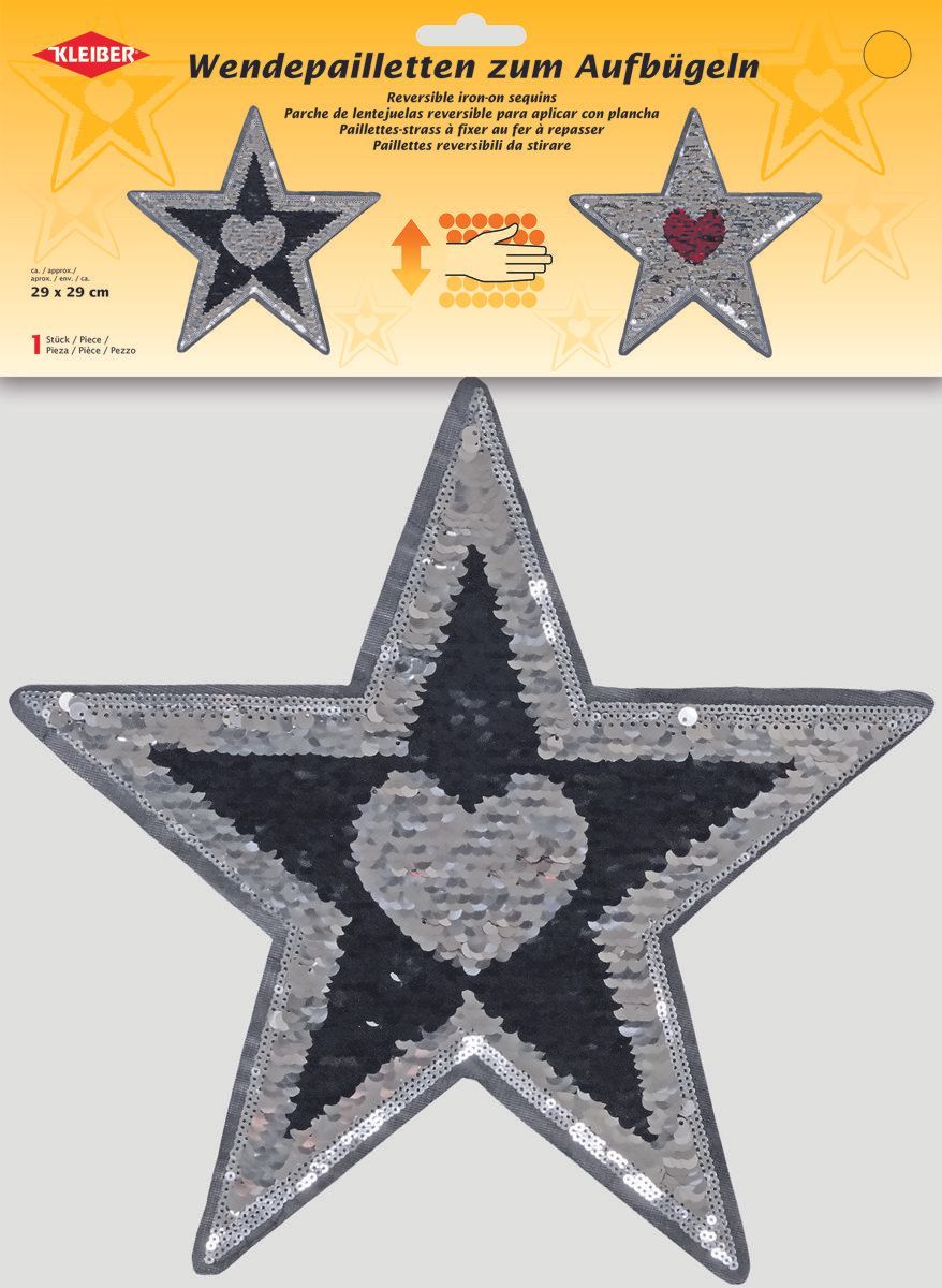 Kleiber Wendepailletten Stern ca. 29 x 29 cm  Kleiber Wendepailletten Stern ca. 29 x 29 cm