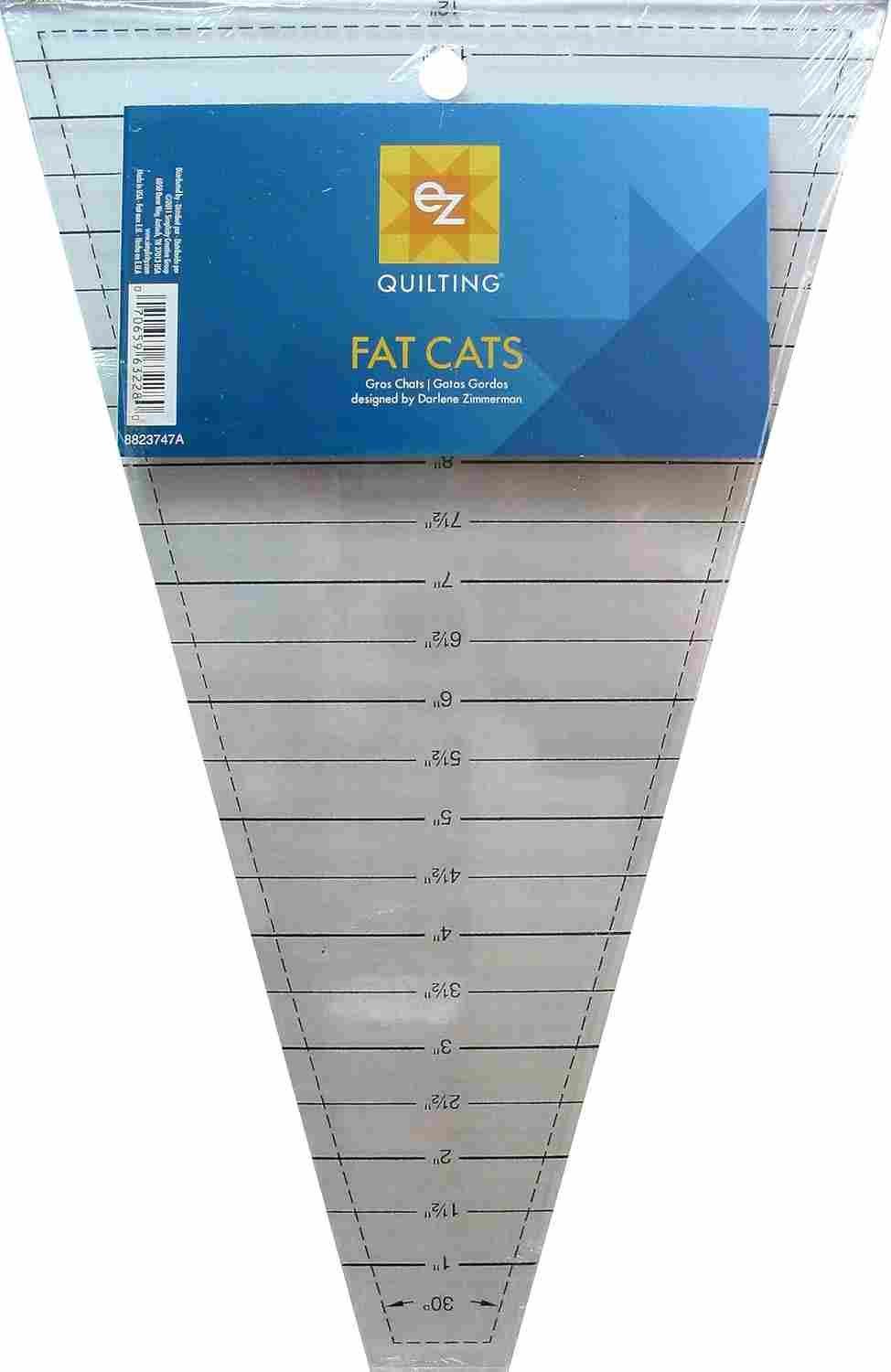 EZ Quilting FAT CATS ACRYLIC TEMPLATE