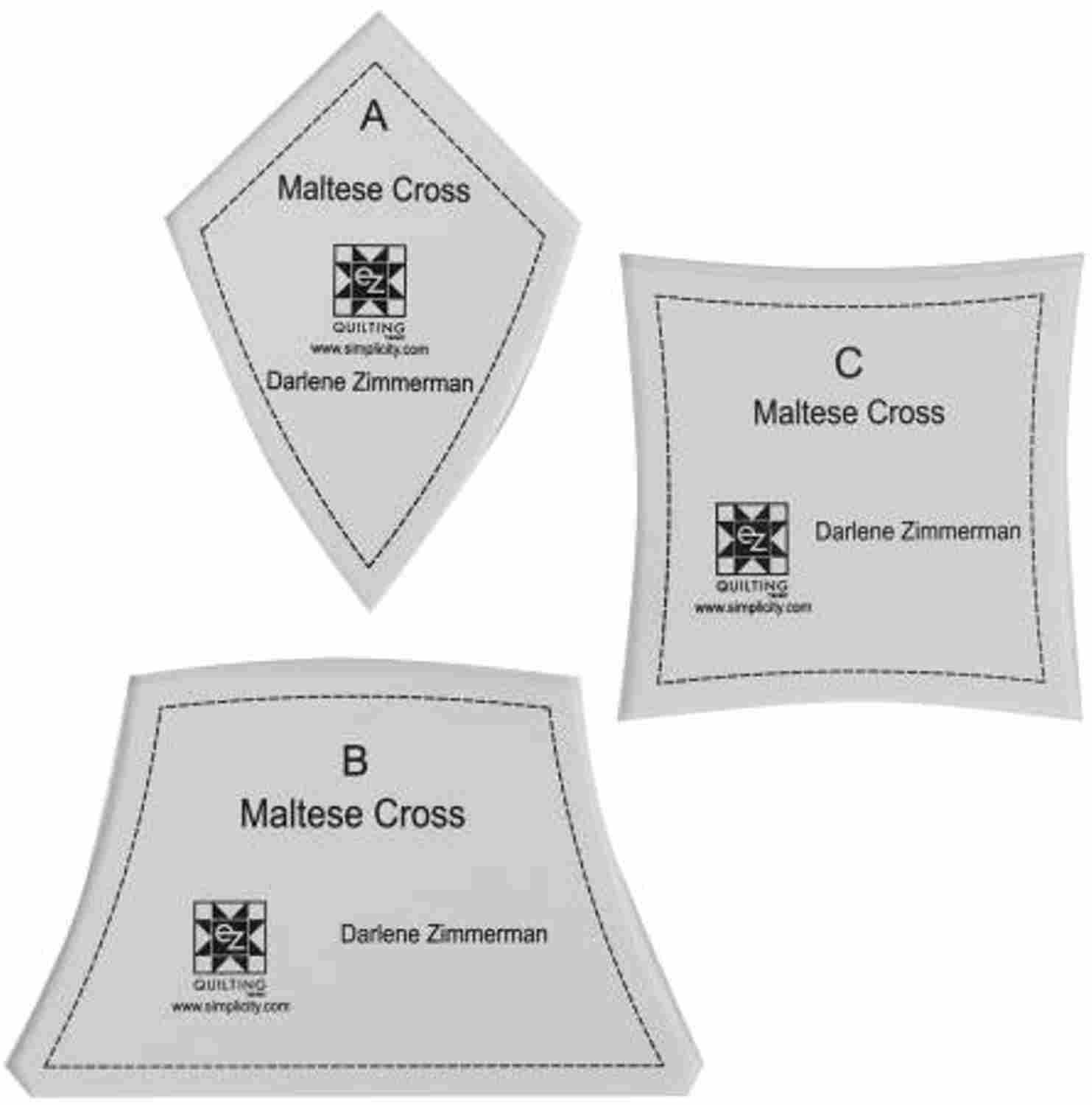 EZ Quilting-EZ Quilting Patchworklineal Malteser Kreuz_31-882148_